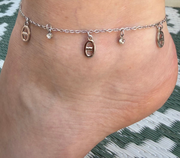Bracelet de cheville marin